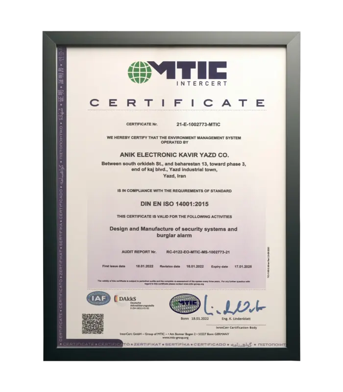 ISO 14001 Certification